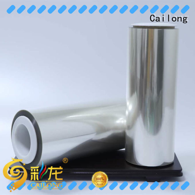 chemical clear plastic film static used for labels Cailong