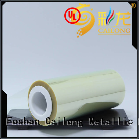 Cailong solid ultra thin pet film vendor used for labels