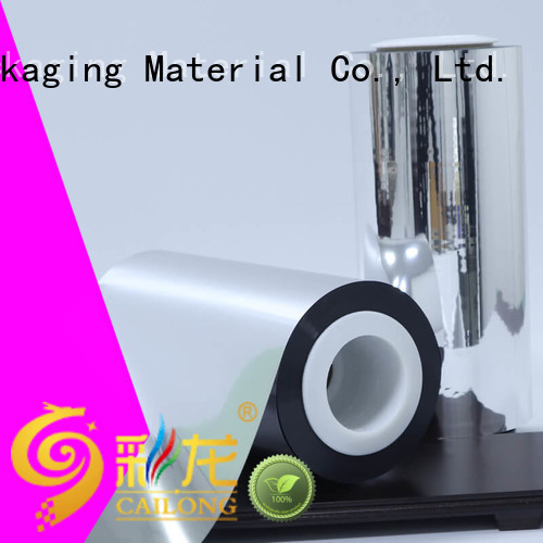 Cailong anti metallised polyester experts ffor Decorative