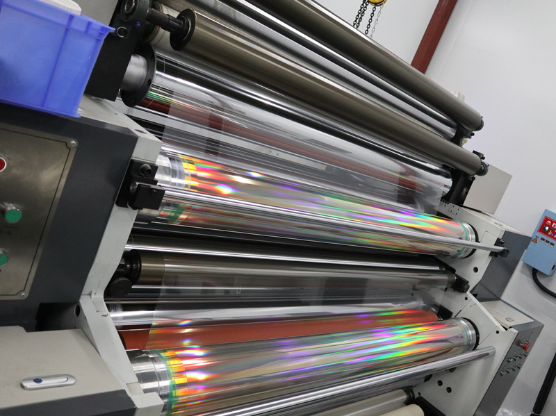Cailong Video- BOPP& BOPET Holographic Film for lamination