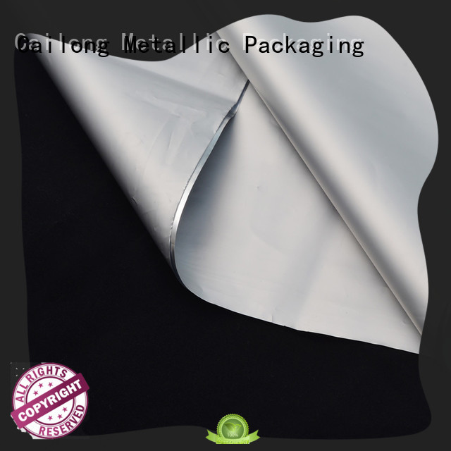 Cailong nano metallized plastic bulk production for shopping bags